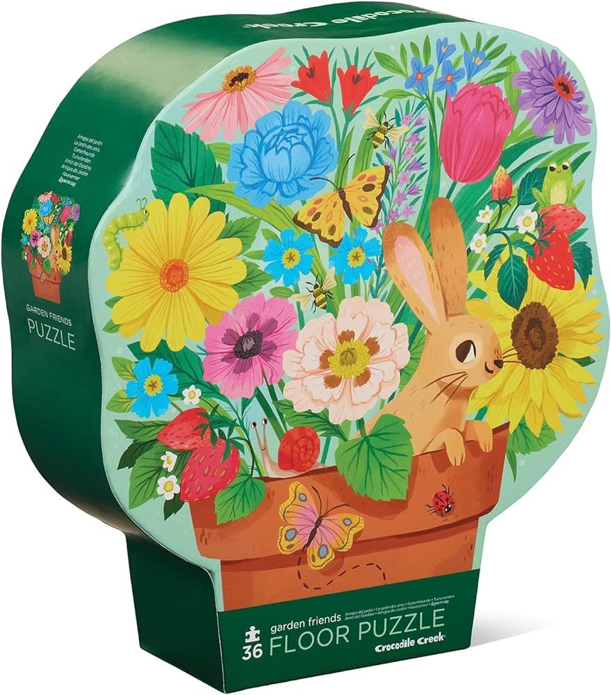 Crocodile Creek Garden Friends Shape Puzzle 36 Piece, 1 EA | Amazon (US)