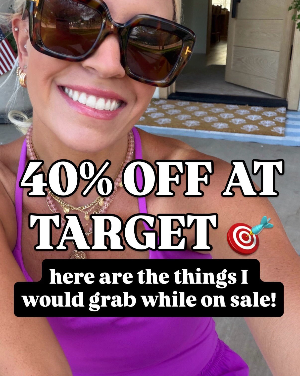 Comment SHOP and I’ll send links! Here is what I would grab at target since it’s 40% off right now!