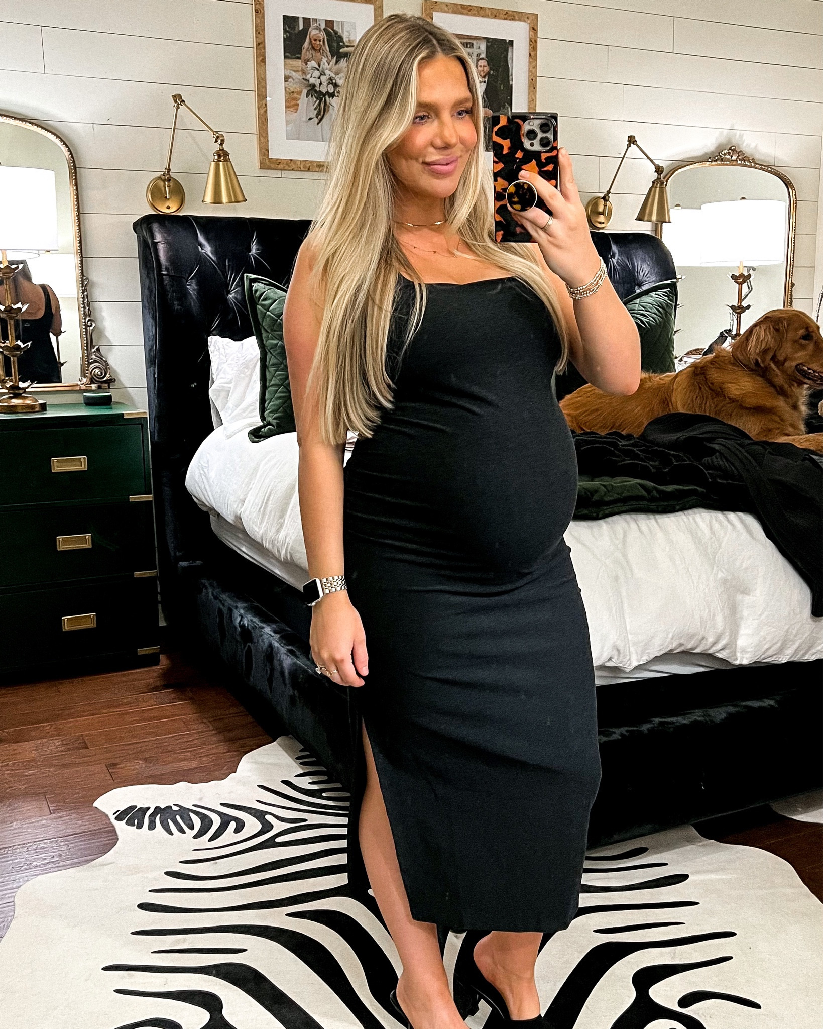 Looooove this maternity dress from Beyond Yoga! So soft and stretchy, with a BUILT IN BRA which is so nice! So easy to dress up or down. I wore some comfy low heels with it for dinner out, and could also wear sneakers to dress down for daytime! 

#LTKbump
