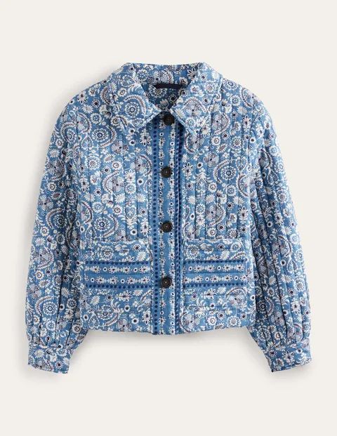Quilted Printed Jacket | Boden (UK & IE)