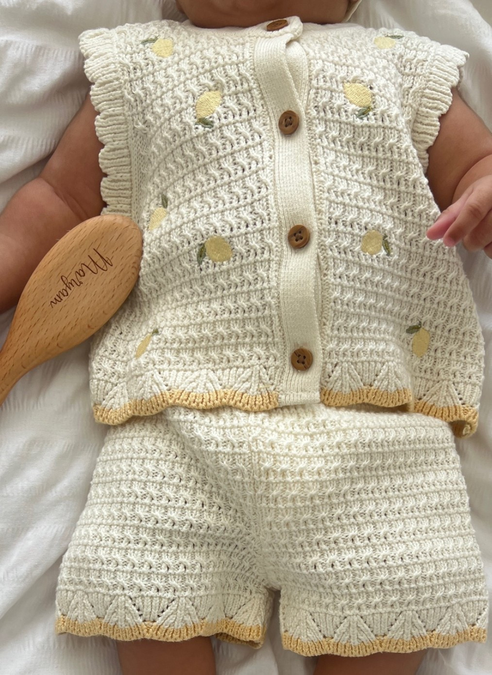 lemon crochet outfit