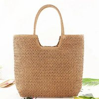 Straw Bag: Lightweight Luxury Macrame Beach Tote for Ladies Chic Long Handbag | Debenhams UK