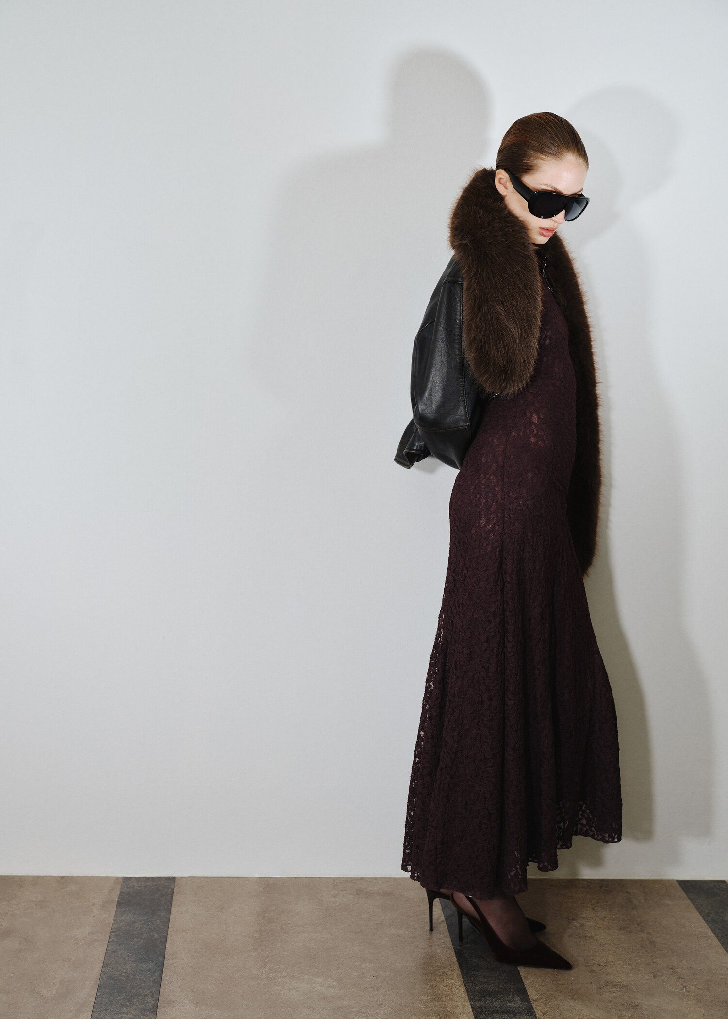 Asymmetric lace dress - Women | MANGO USA | Mango (US/MX/AU)