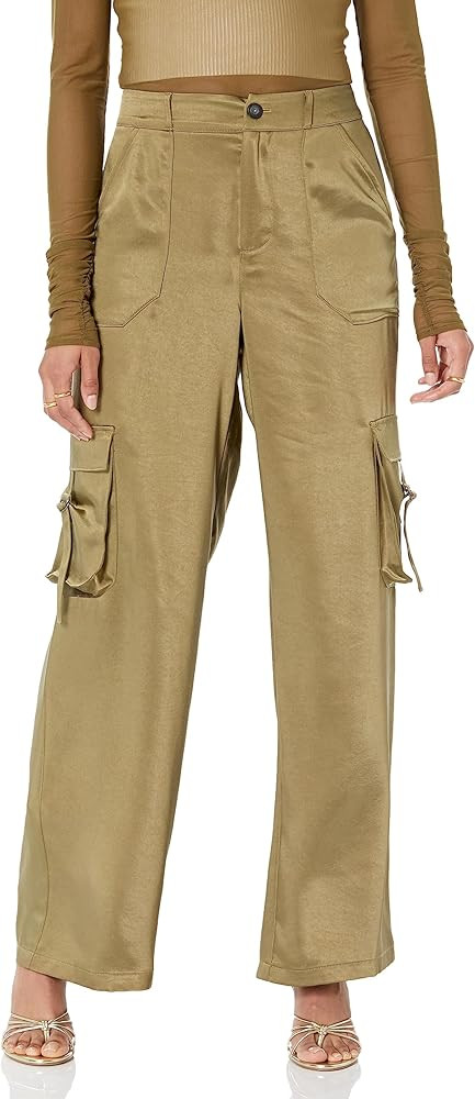 The Drop Women's Jessenia Shine Cargo Pants | Amazon (US)