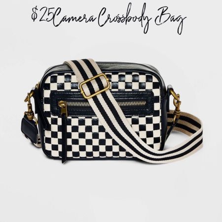 Checkered crossbody bag 🏁 $25! 