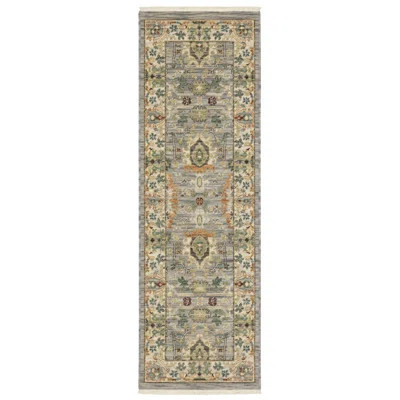 Oriental Machine Woven Wool and Nylon Area Rug | Wayfair North America