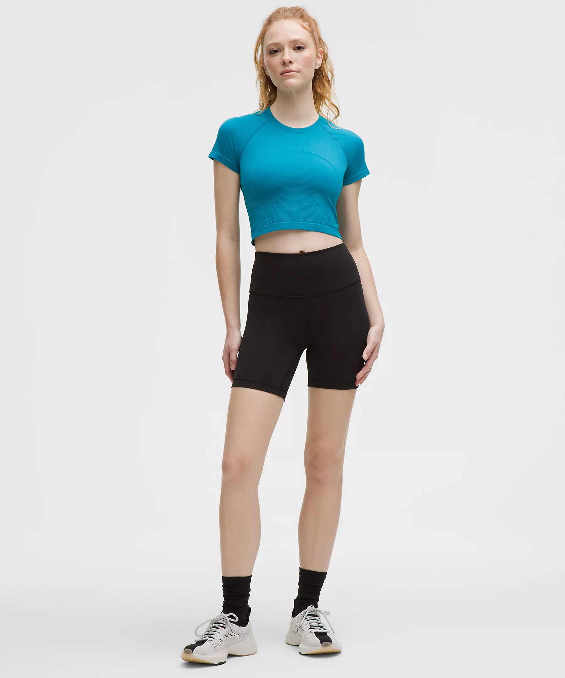 Swiftly Tech Cropped Short-Sleeve Shirt 2.0 | Lululemon (US)