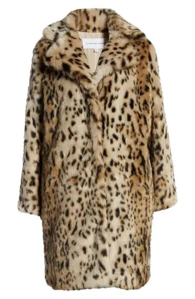 Jericho Leopard Faux Fur Coat | Nordstrom