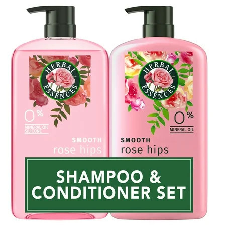 Herbal Essences Smooth Rose Shampoo and Conditioner Hair Set, 29.2 oz | Walmart (US)