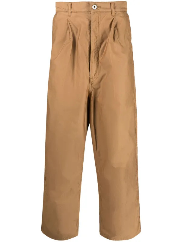 high-waisted cropped trousers | Farfetch Global