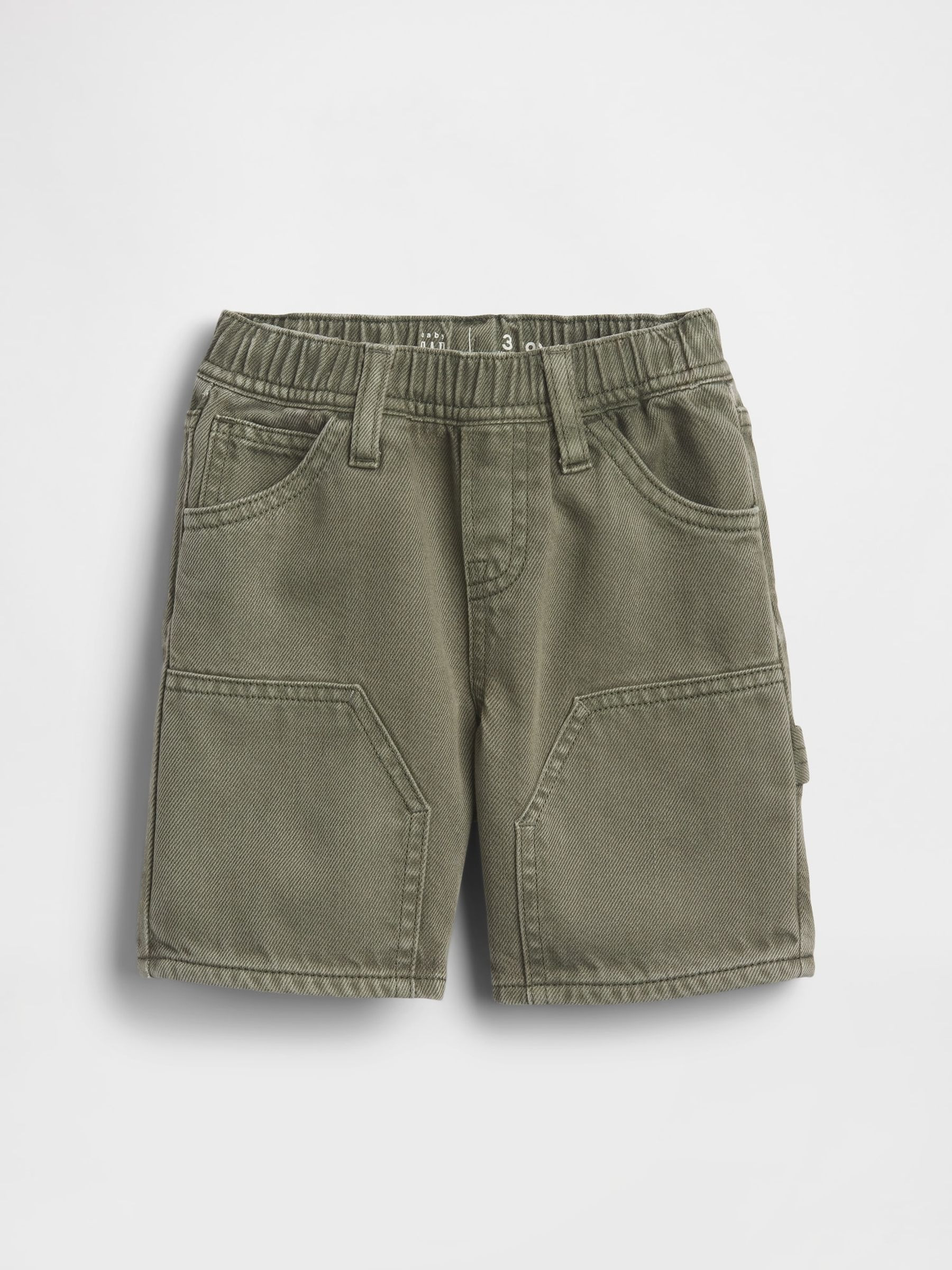 Green UltraSoft Denim Pull On Carpenter Shorts | Gap | GAP UK