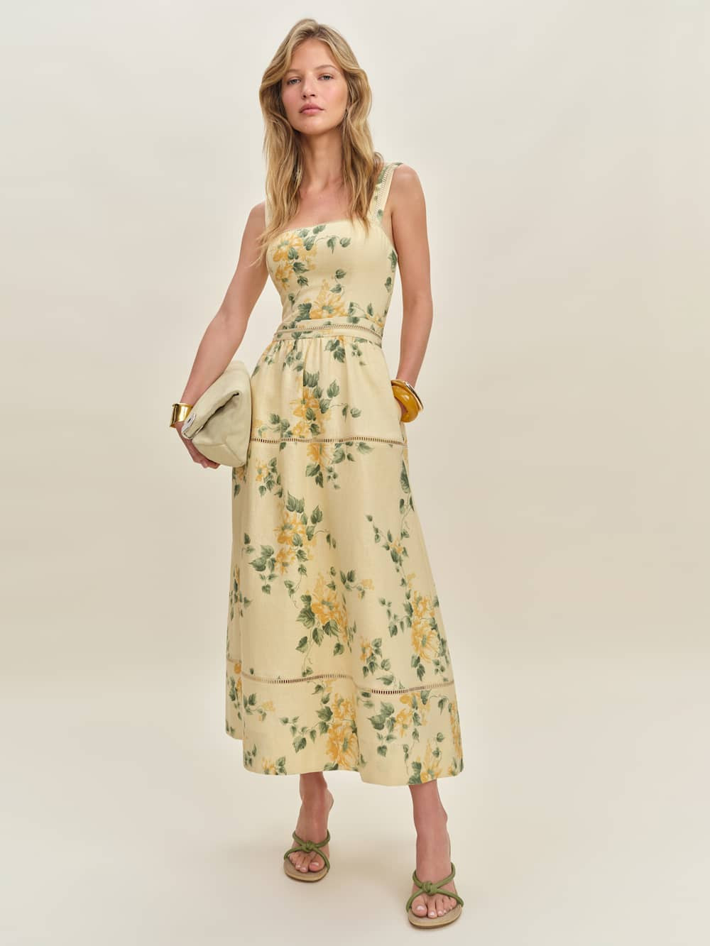 Everett Linen Dress | Reformation (Global)