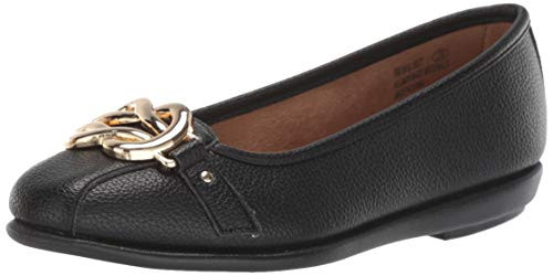 Aerosoles - Women's Big Bet Fashion Casual Round Toe Ballet Flat With Memory Foam Footbed |US Size 8 Medium Width Black | Amazon (US)
