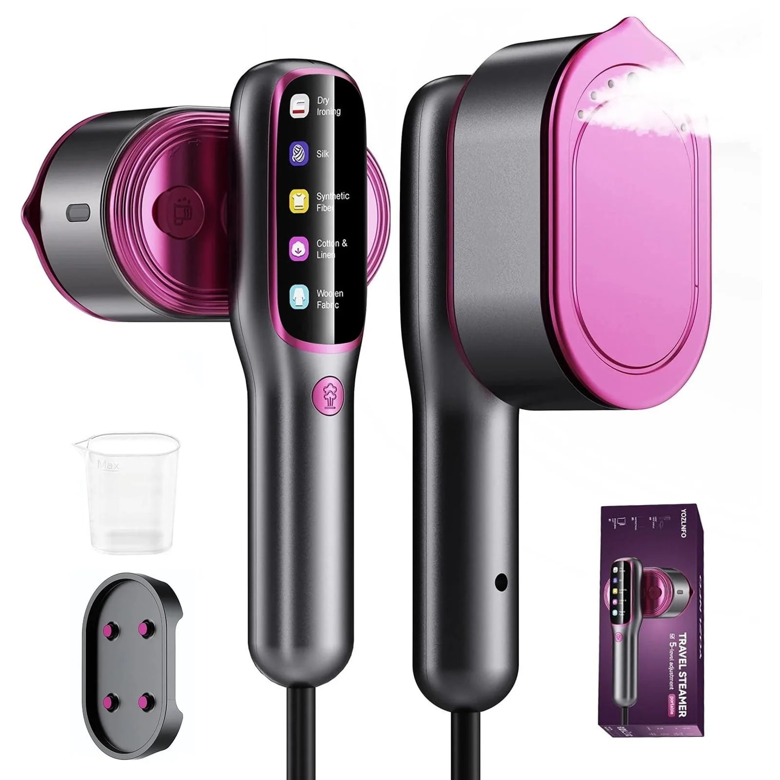 Skdwakiz Handheld Steamer for Clothes, 1200W Portable Home Garment Steamer with 5 Adjustable Stea... | Walmart (US)