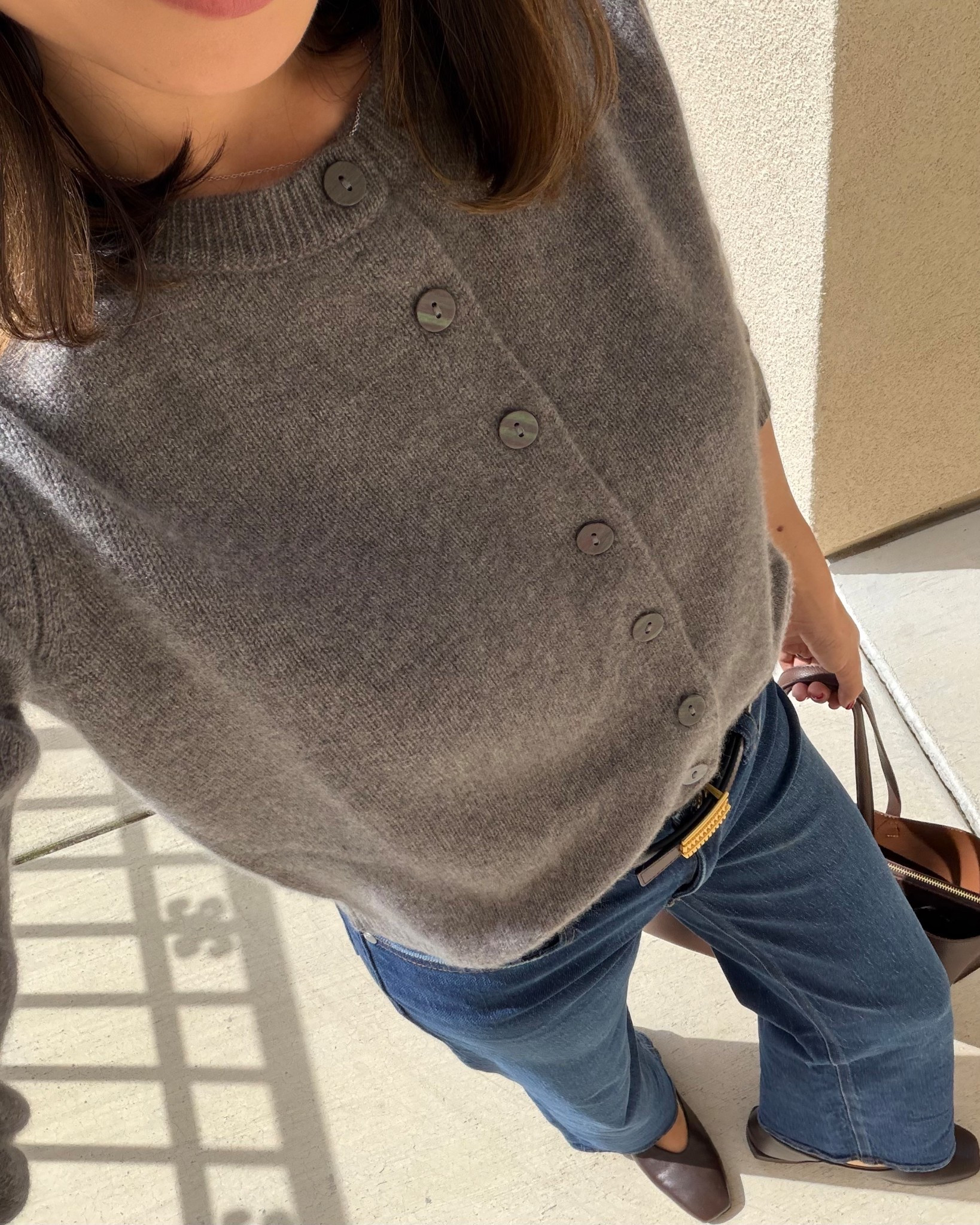 Easy spring work outfit: The softest cashmere cardigan + comfy and flattering $50 jeans

@Quince  #quincepartner

#LTKWorkwear