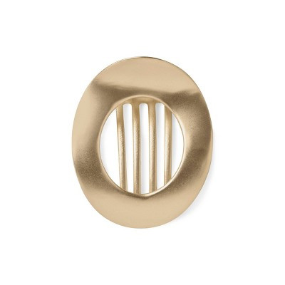 The Hair Edit Gilded Ellipse Flat Lay Claw Clip | Target