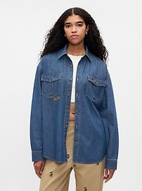 Gap × Disney Denim Western Shirt | Gap (US)