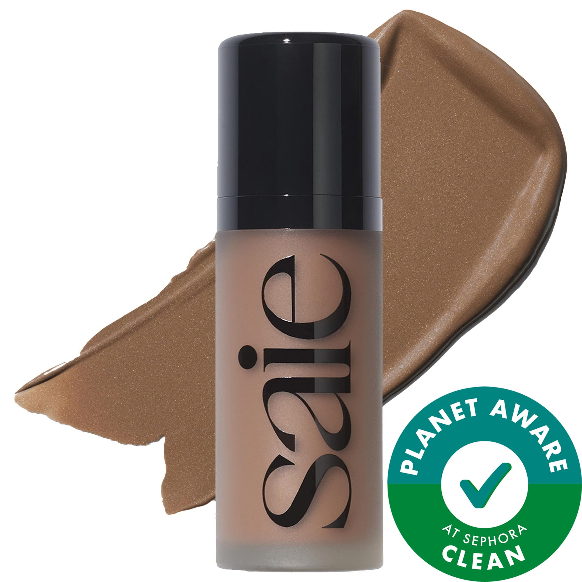 Saie Dew Bronze Soft-Focus Sculpting Liquid Bronzer Salt .4 oz | Sephora (US)