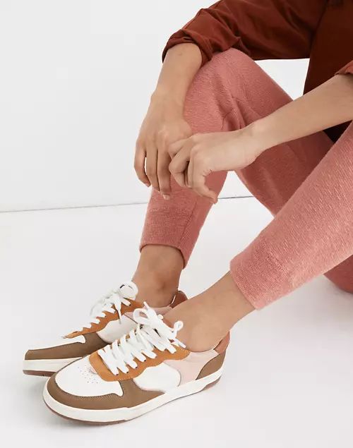 Court Sneakers in Nubuck and Recycled Leather | Madewell