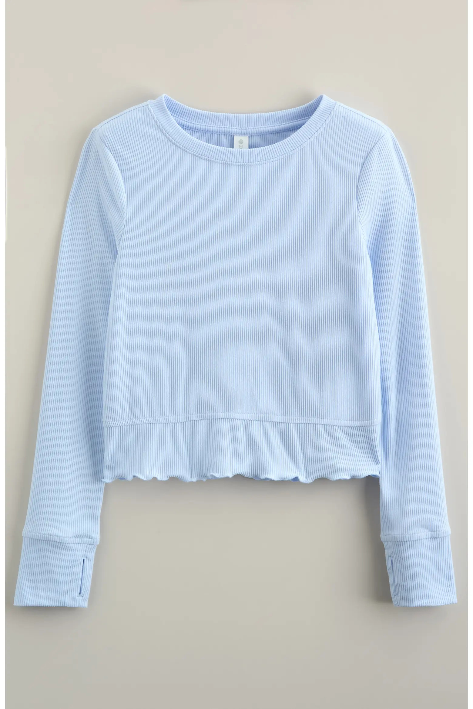 Kids' Grace Long Sleeve Rib T-Shirt (Women) | Nordstrom | Nordstrom