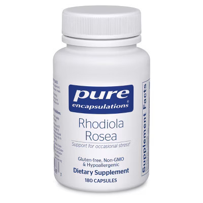 Pure Encapsulations Rhodiola Rosea - for Occasional Stress, Endurance & Fatigue Relief* - with Adaptogens - Gluten Free & Vegan - 180 Capsules | Target