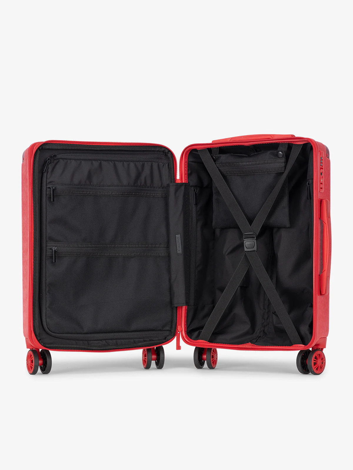 Ambeur Carry-On Luggage in Metallic Red/20 | CALPAK Travel