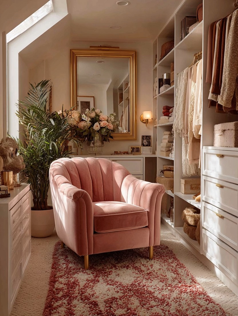 Your dressing room doesn’t need more clothes — it needs intention.

Start with a statement gold frame mirror. It instantly elevates the space and reflects light, warmth, and elegance. Then add a dusty pink velvet chair — your planning seat. The place where outfits come together, thoughts settle, and your day begins with calm confidence.

Getting dressed isn’t rushed. It’s a ritual.

Pick the mirror size that fits your wall. Choose the velvet chair that fits your space. We have multiple options for both — all designed to make your dressing room feel luxurious, personal, and serene.

#DressingRoomGoals #VelvetChair #GoldMirror #ElegantLiving 

 #LTKHome