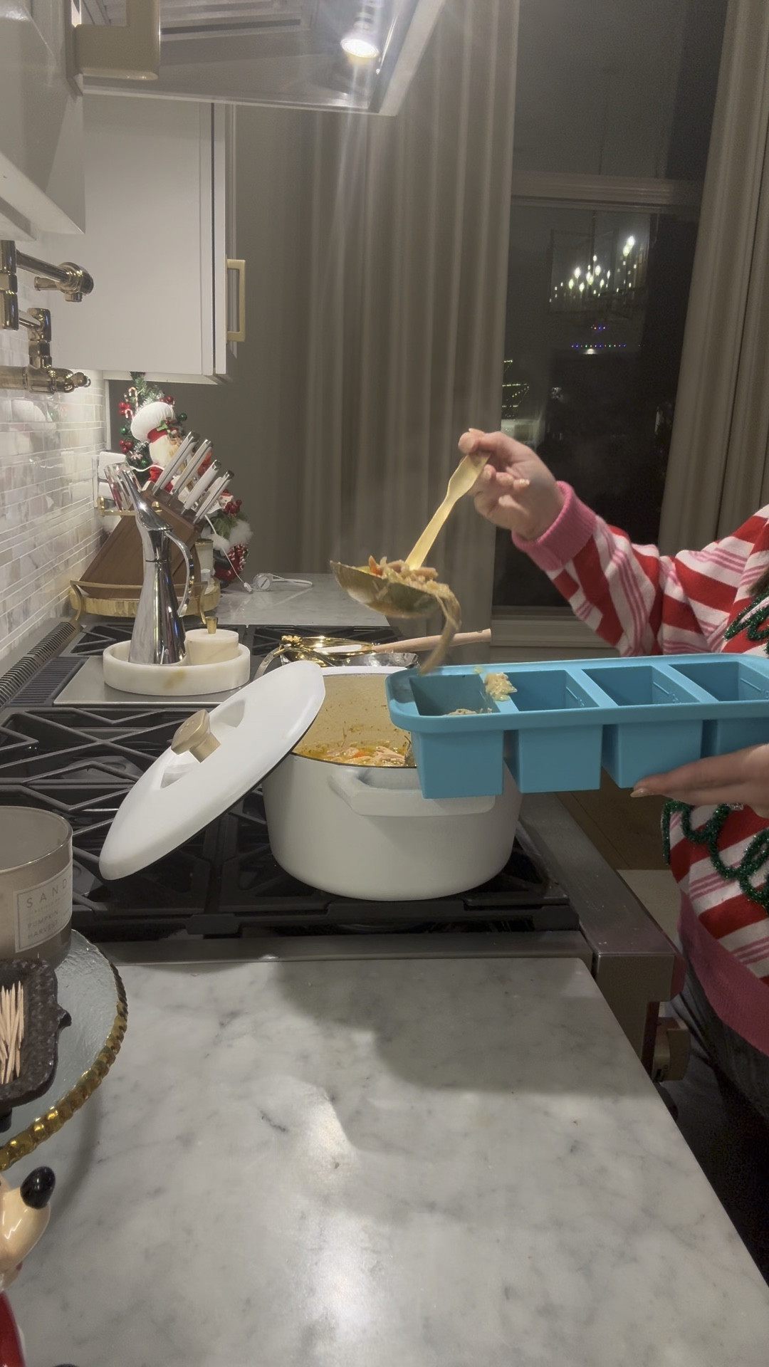 These Souper Cubes are the best way to store soups to pop out individually and heat up! I keep our favorite soups for when we are sick in them like Chicken Noodle Soup!!
So much better than having to heat up a can soup with all of the preservatives!
And check out my Homemade chicken noodle soup on my website! 
www.theonepotmomma.com
#kitchengadgets #fluseason #winter #recipes

#LTKHome #LTKFindsUnder50 #LTKWatchNow