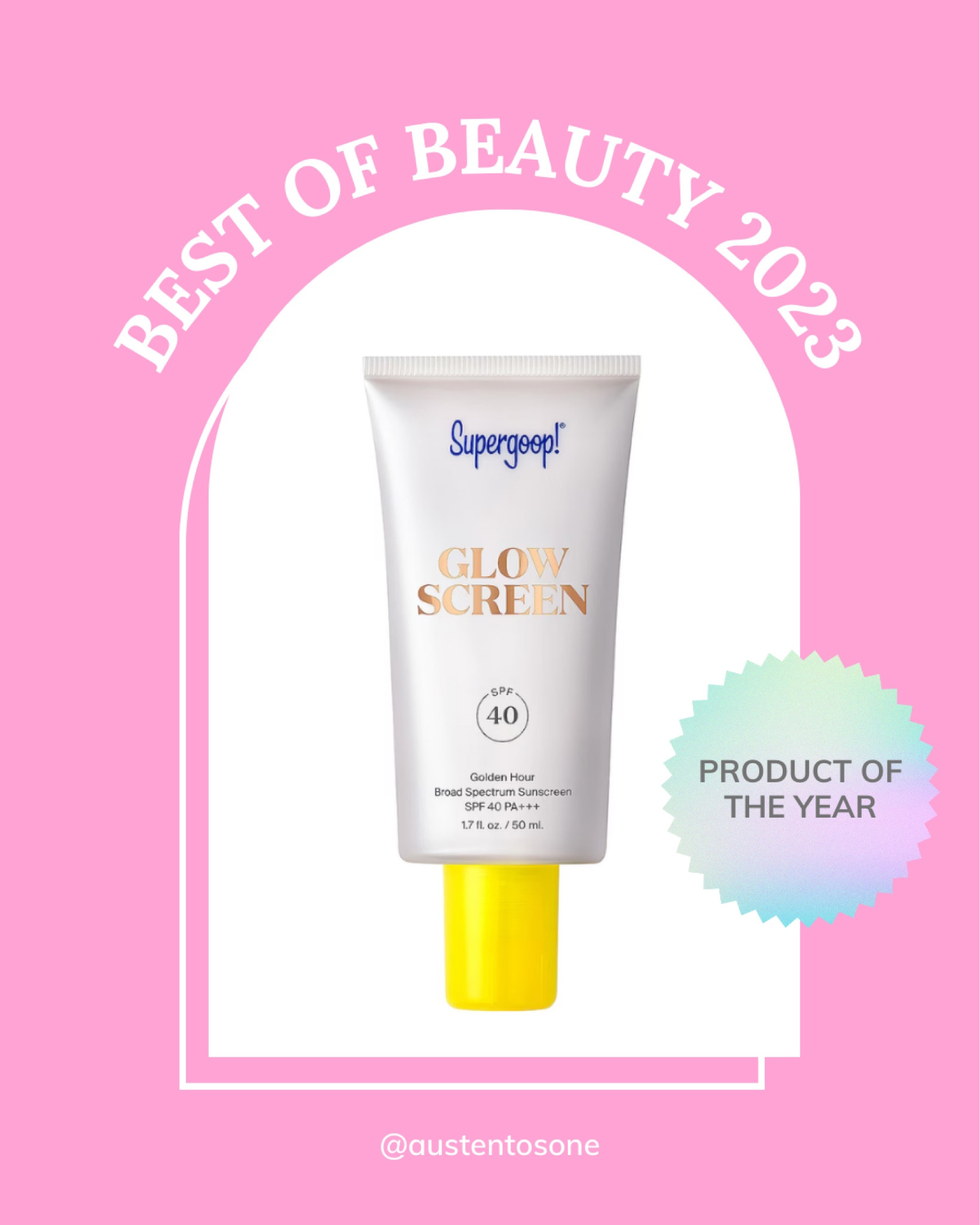 My top product of 2023 was the Supergoop! Glow Screen in Golden Hour! I love this as a base product, skin tint and even just an SPF on its own. It’s so magical and I don’t know how I only tried it this year  

#LTKbeauty #LTKfindsunder50