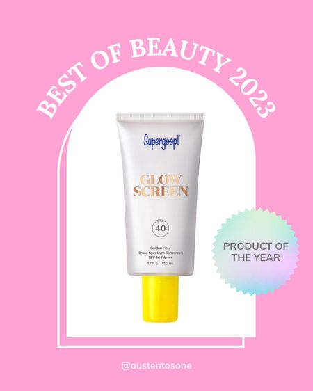 My top product of 2023 was the Supergoop! Glow Screen in Golden Hour! I love this as a base product, skin tint and even just an SPF on its own. It’s so magical and I don’t know how I only tried it this year  

#LTKbeauty #LTKfindsunder50