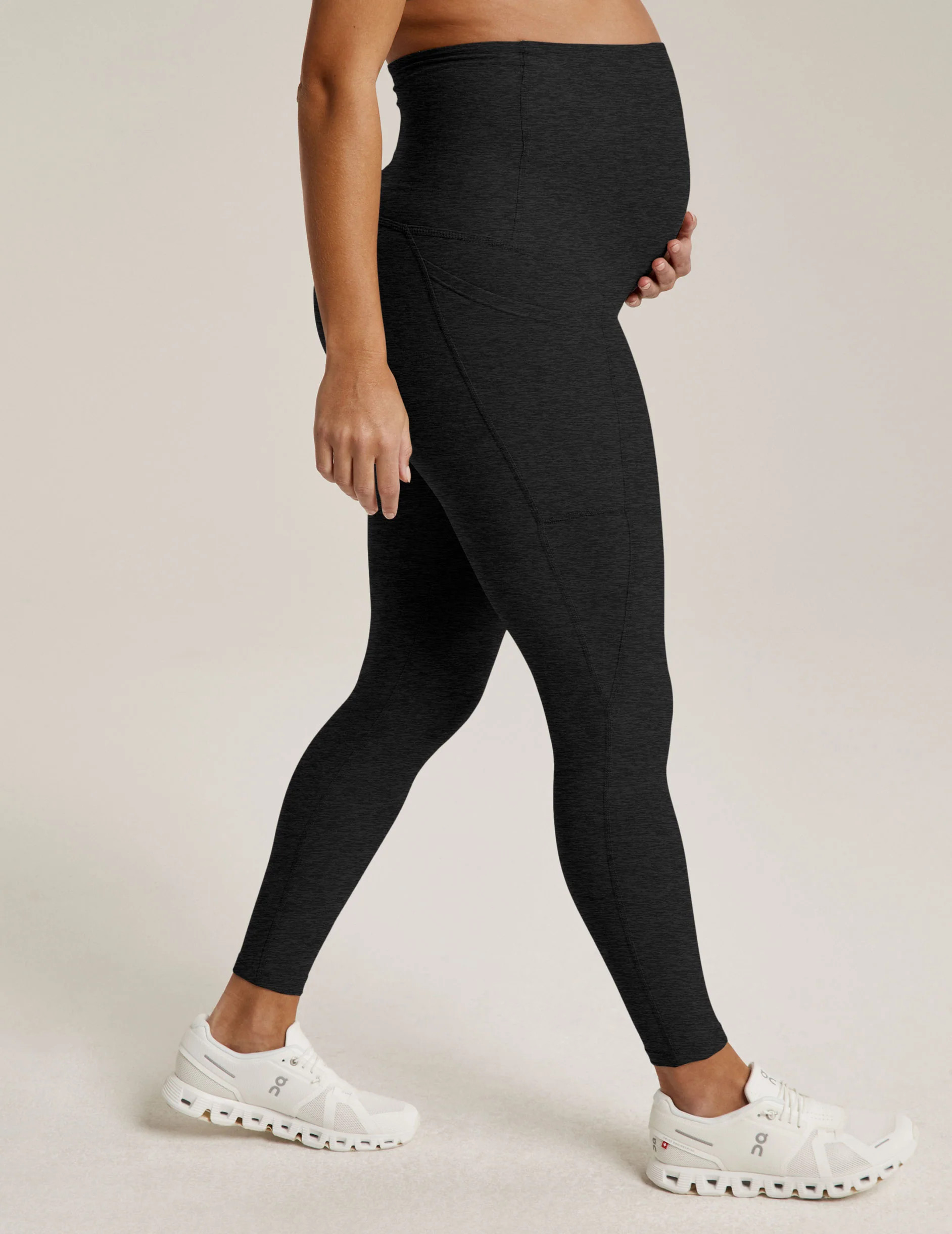 Spacedye Love the Bump Maternity Pocket Midi Legging | Beyond Yoga | Beyond Yoga