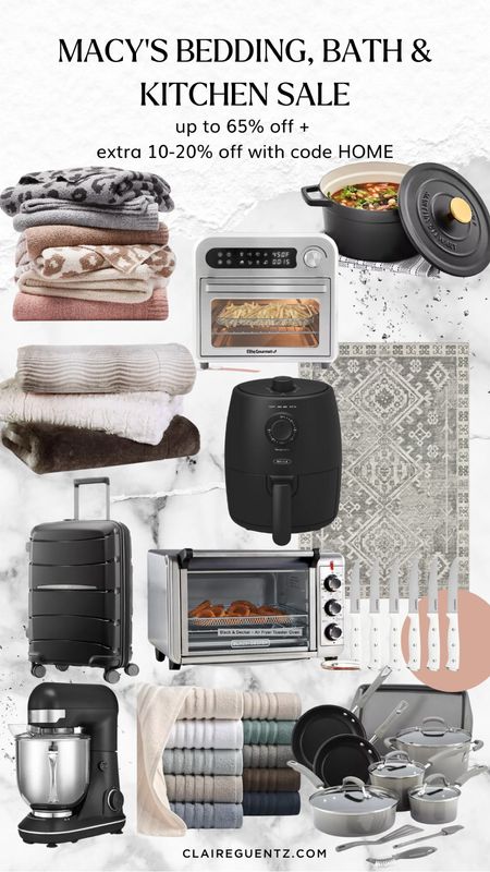 Macy’s bedding, bath and kitchen sale. Up to 65% off plus extra 10-20% off select items with code HOME 

#competition 

#LTKFind #LTKhome #LTKsalealert