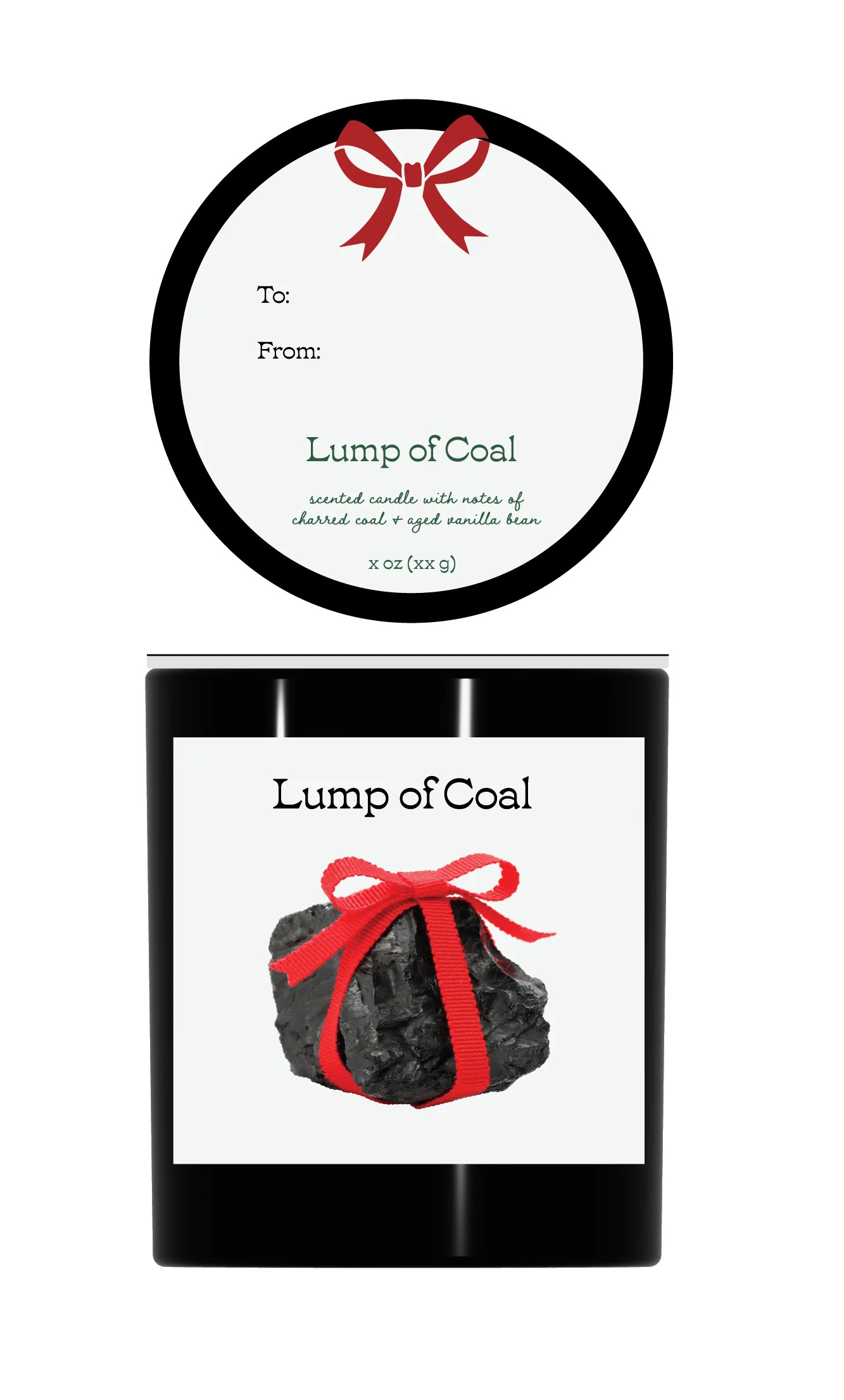 Mainstays Lump of Coal Scented Candle, Holiday Christmas Candle, 6 oz - Walmart.com | Walmart (US)