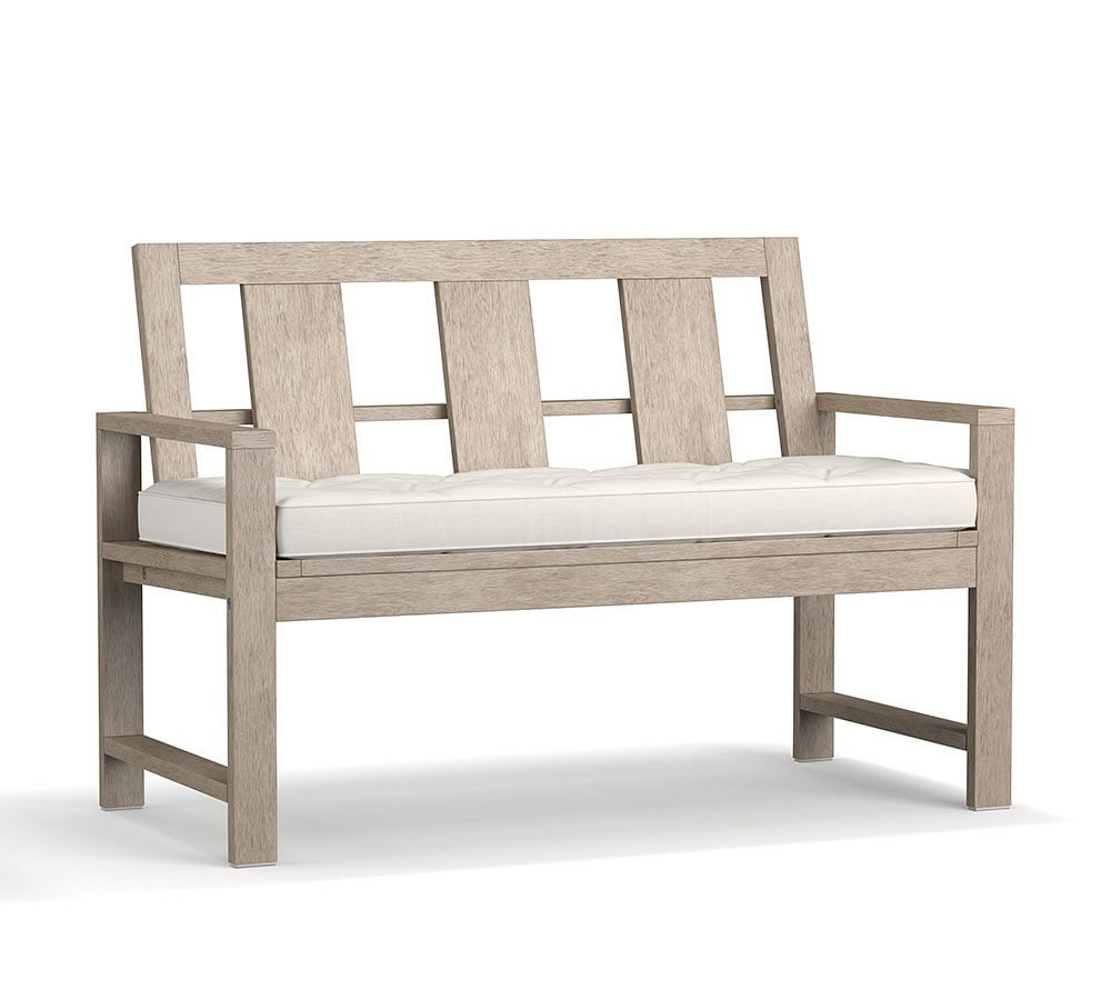 Indio FSC® Eucalyptus 53" Porch Bench | Pottery Barn (US)