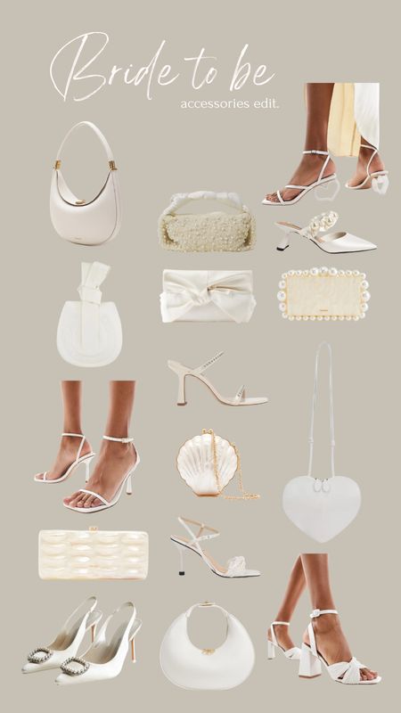 Bride to be accessories edit 

Wedding shoes
Wedding bag
White accessories
Hen do accessories 


#LTKwedding #LTKeurope #LTKSeasonal