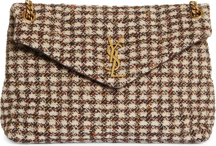 Medium Lou Tweed Puffer Bag | Nordstrom