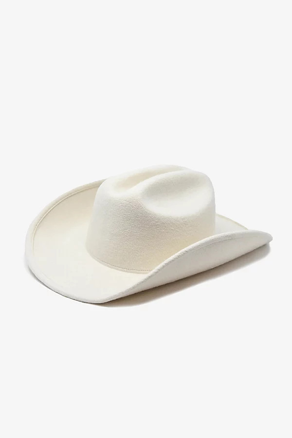 Wyeth McGraw Felt Cowboy Hat in Cream, Women's at Urban Outfitters | Urban Outfitters (US and RoW)
