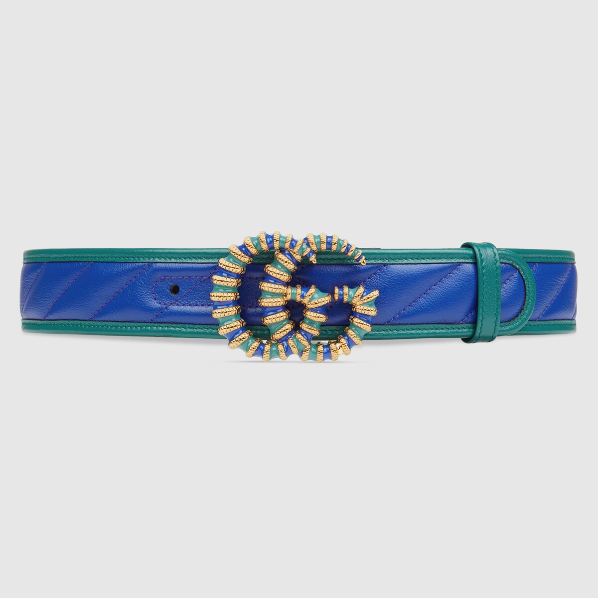 GG Marmont belt with enameled torchon | Gucci (US)