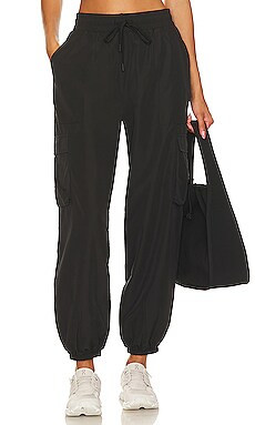 THE UPSIDE Kendall Cargo Pant in Black from Revolve.com | Revolve Clothing (Global)