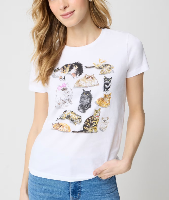 Cat graphic tee 

#LTKSaleAlert #LTKSeasonal