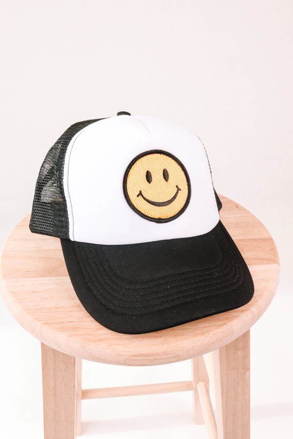 Smiles For Miles Hat - Black | The Impeccable Pig