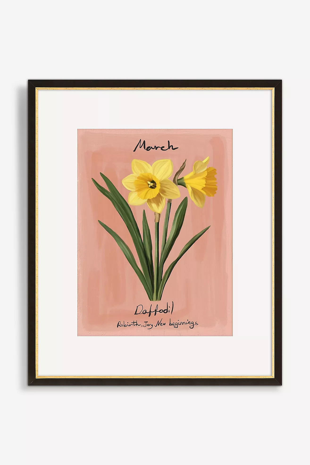 Birth Flower Wall Art | Anthropologie (US)