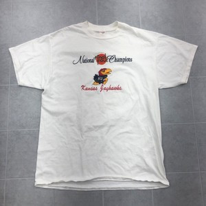 VINTAGE Delta White 1997 NCAA Final Four Kansas Jayhawks T-Shirt Adult Size L  | eBay | eBay AU