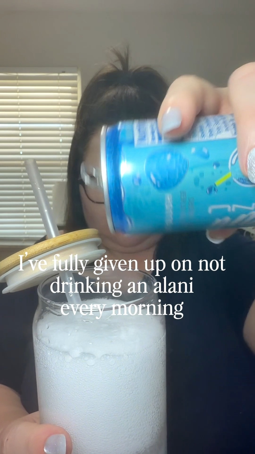 blue slush alani is now personality 🩵

#LTKBeauty #LTKgrwm #LTKmorningroutine