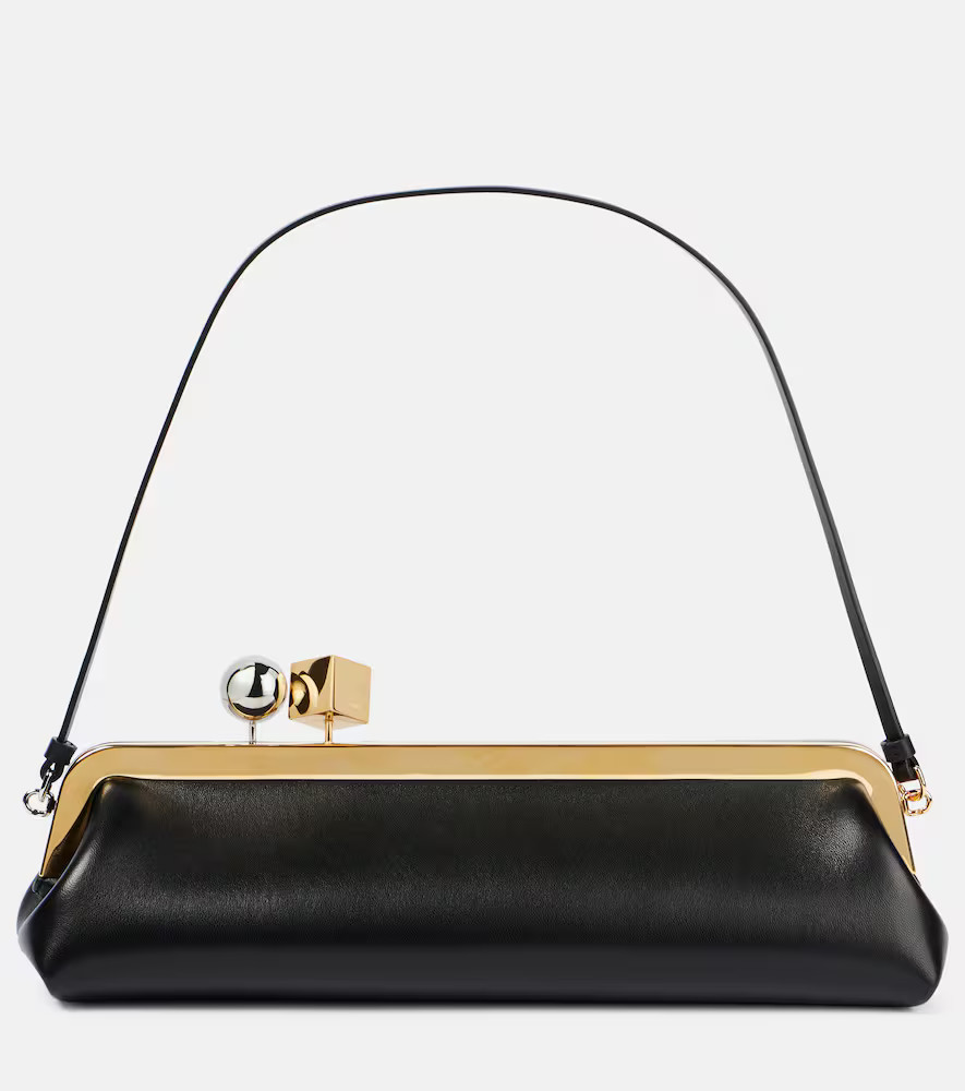 Jacquemus Salon leather clutch | Mytheresa (US/CA)