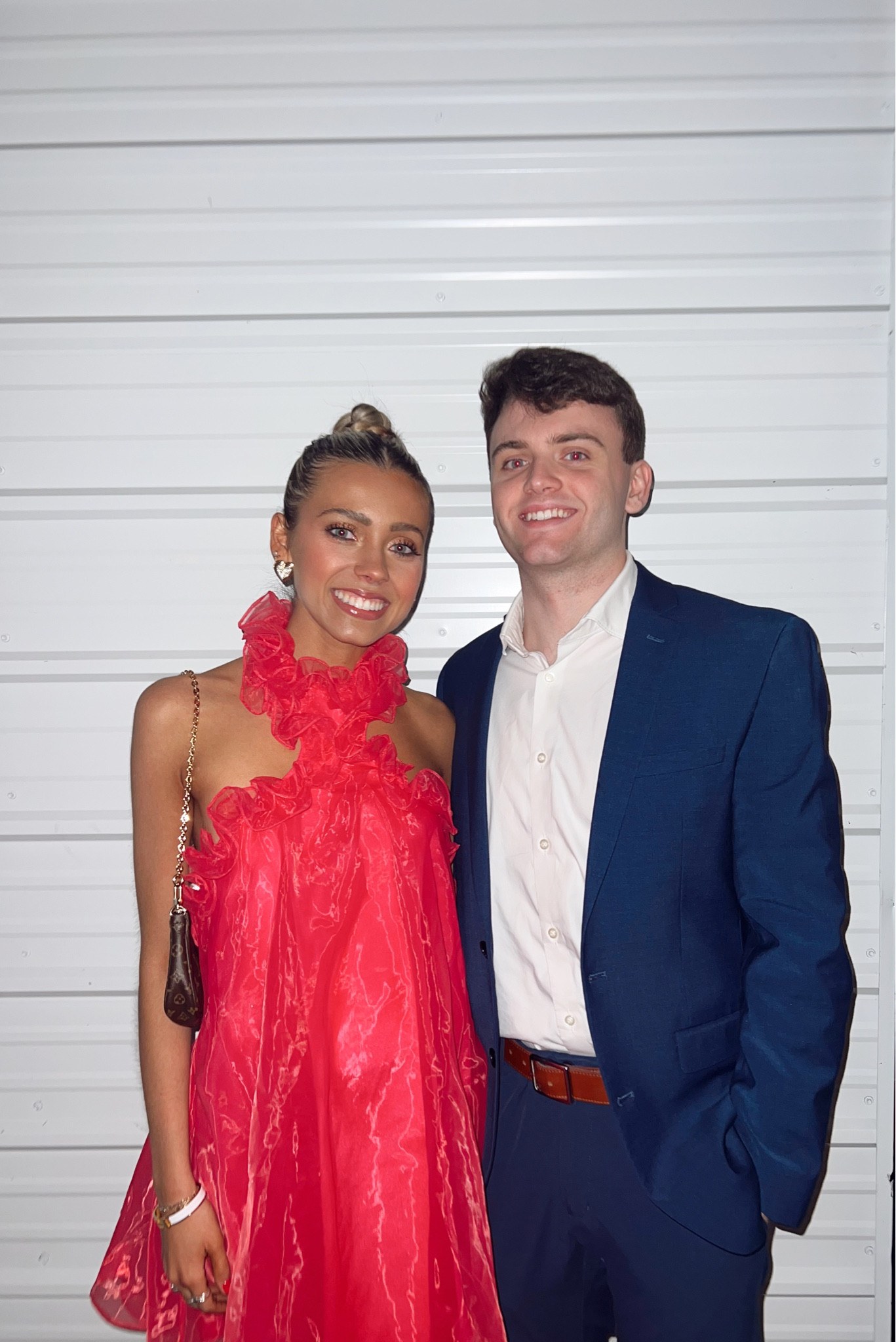 CHI O CRUSH!!!!🎀💓 Excited to share my look from my fav formal! This dress was so fun & would be perfect for any spring/summer festivities!!! I also paired it with these precious oversized heart studs from @baublebar x @target 💘 It is all linked on my LTK!! 

#LTKparties #LTKSpringSale #LTKSeasonal