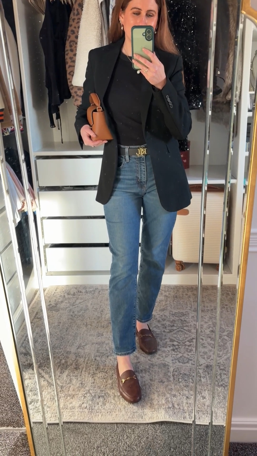 Casual Workwear Outfit Idea 🖤🗞️☕️ winter capsule wardrobe, business casual workwear, business workwear 

#LTKuk #LTKworkwear #LTKwinter