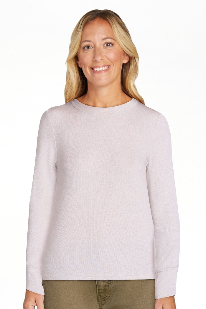 Scenario Women's and Women's Plus Rib Tee with Long Sleeves, Sizes XS-4X | Walmart (US)