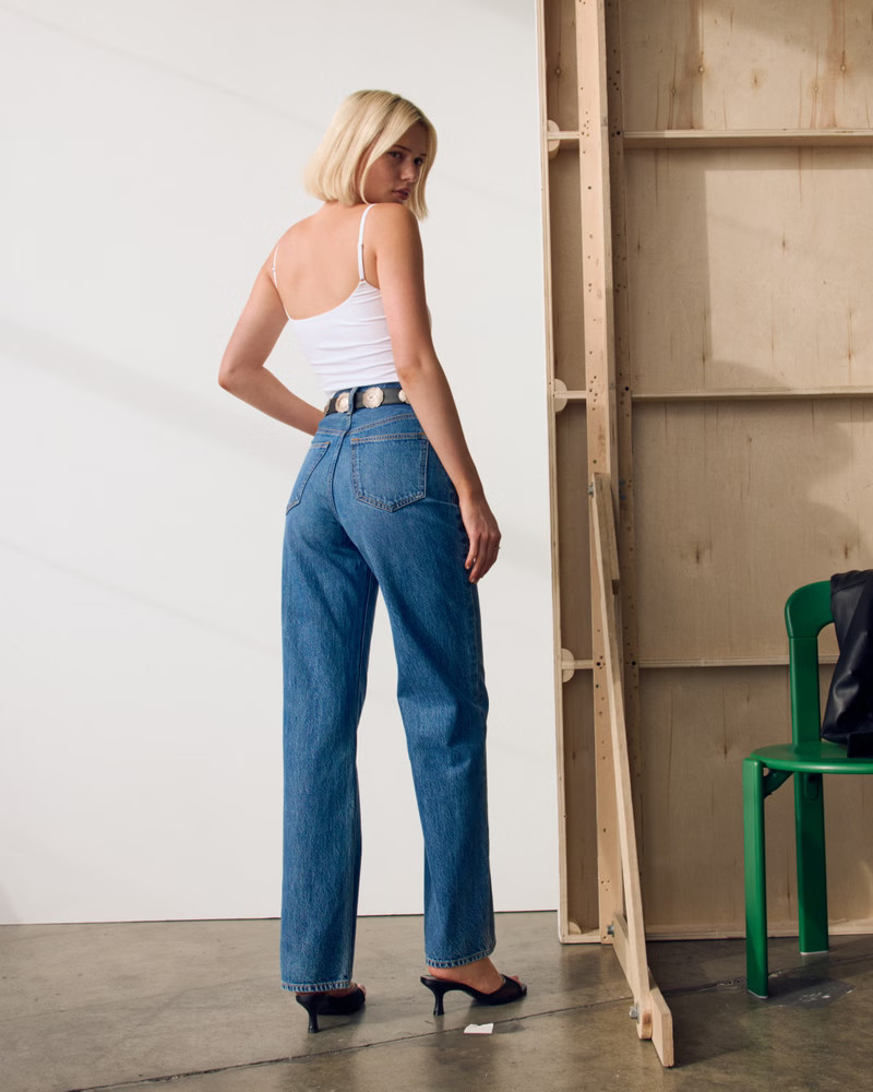 High Rise Loose Jean | Abercrombie & Fitch (US)