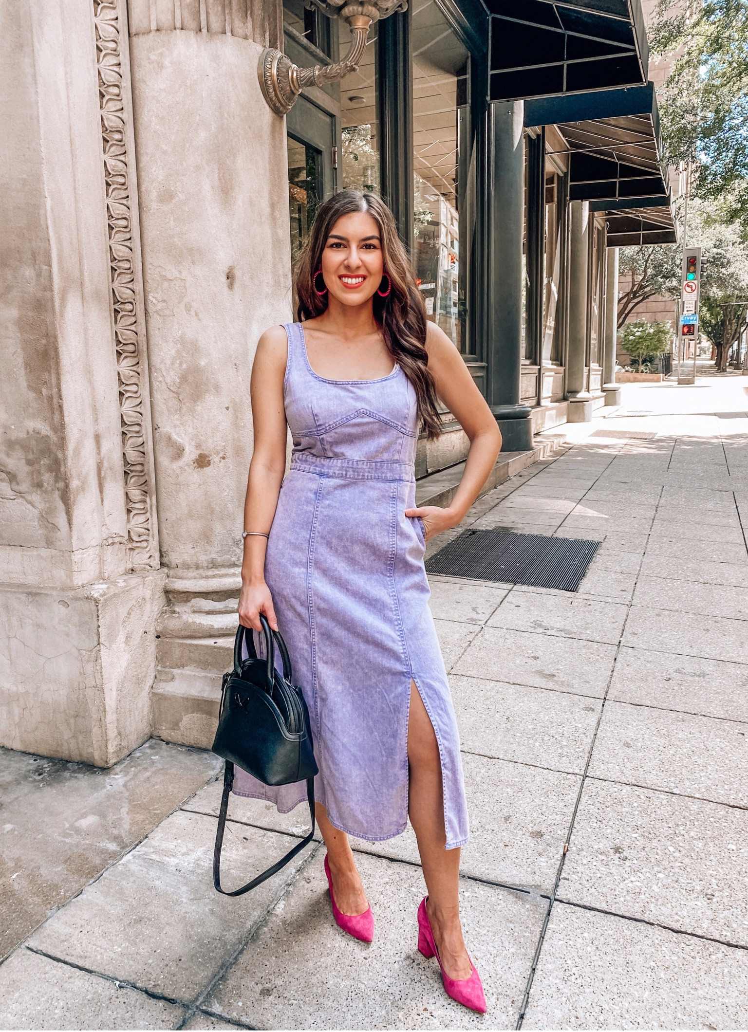 Such a cute denim dress! It’s a violet tie-dye sleeveless dress under $40. Style it with heels for a dressier look, add a blazer for the office or a cardigan and sneakers for a causal look. Wearing size 2. 

Target Style | Target Fashion | Spring Dress 



#LTKSeasonal #LTKunder50 #LTKsalealert